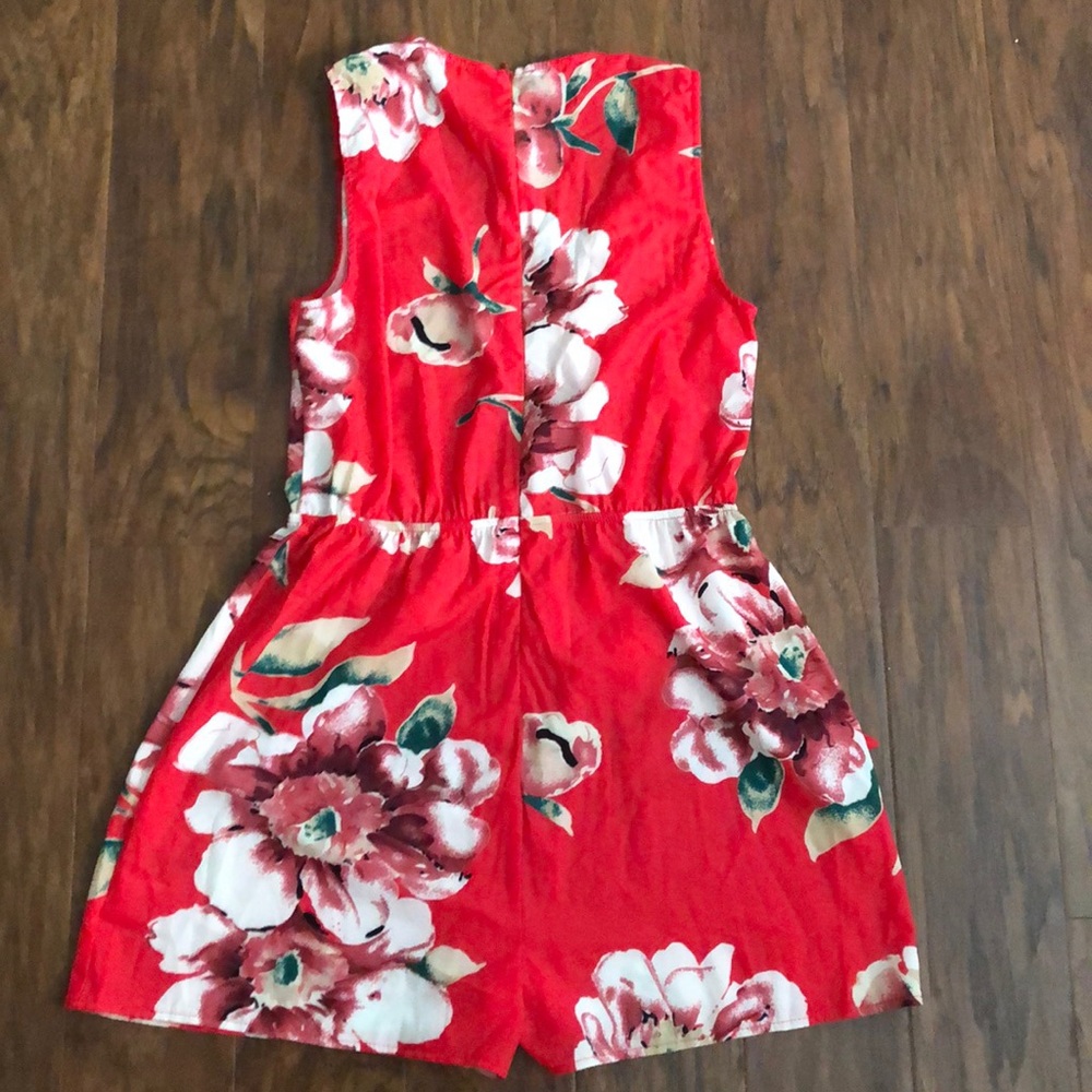 NEW ASOS Parisian Romper - Red - Size 8 - Picture 3 of 3